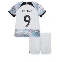 Fotbalové Dres Liverpool Roberto Firmino #9 Dětské Venkovní 2022-23 Krátký Rukáv (+ trenýrky)